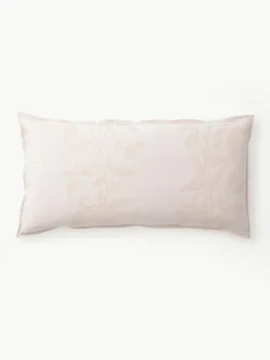 Musselin-Kopfkissenbezug Jasmina mit floralem Muster