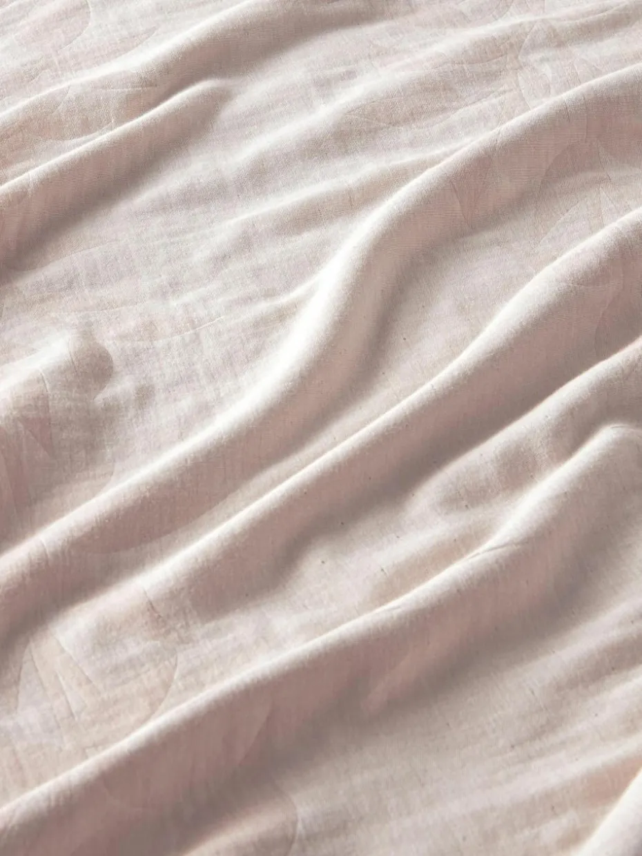 Musselin-Kopfkissenbezug Jasmina mit floralem Muster