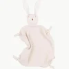 Musselin-Schmusetuch Rabbit, handgefertigt