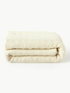 Musselin-Tagesdecke Bethany mit Fransen