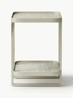 Nachttisch Bella in Travertin-Optik