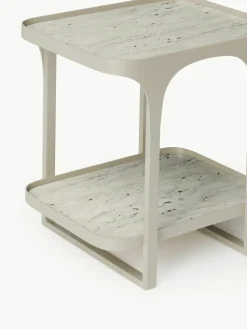 Nachttisch Bella in Travertin-Optik