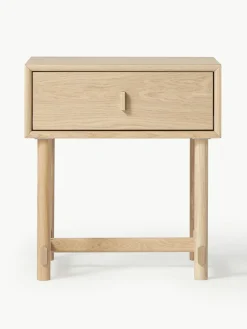 Nachttisch Diana aus Eichenholz mit Schublade