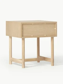 Nachttisch Diana aus Eichenholz mit Schublade
