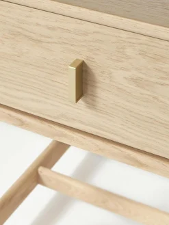 Nachttisch Diana aus Eichenholz mit Schublade