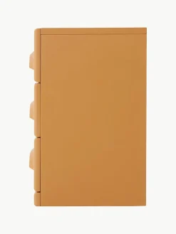 Nachttisch Ginger Orange mit Schubladen