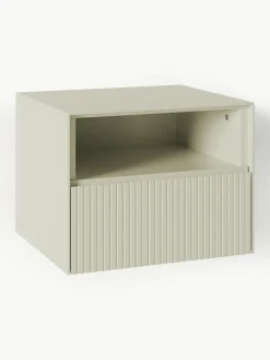 Nachttisch Shea mit geriffelter Front