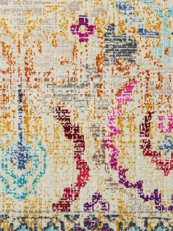 Niederflor-Teppich Kashan mit Ornamenten