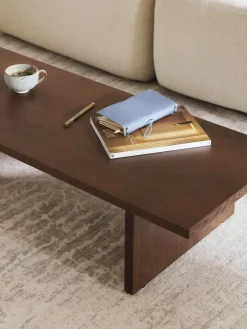 Niedriger Holz-Couchtisch Dako