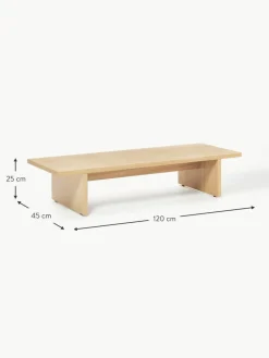 Niedriger Holz-Couchtisch Dako