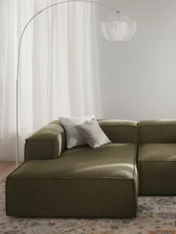 Ottomane-Eckmodul Lennon aus Bouclé