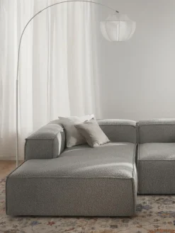 Ottomane-Eckmodul Lennon aus Bouclé