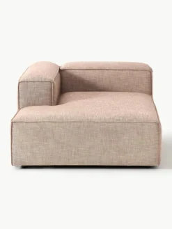 Ottomane-Eckmodul Lennon aus Leinen-Mix