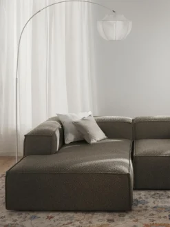 Ottomane-Eckmodul Lennon aus Bouclé