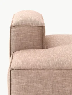 Ottomane-Modul Lennon aus Leinen-Mix