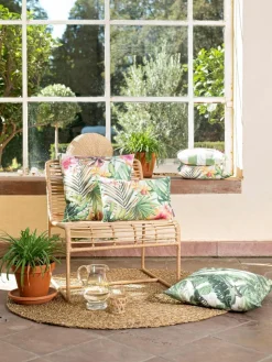 Outdoor-Kissenhülle Kokamo mit tropischem Print