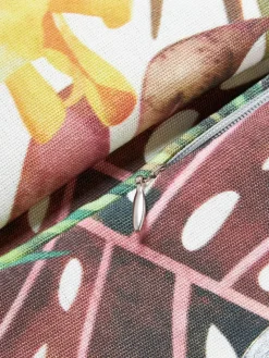 Outdoor-Kissenhülle Kokamo mit tropischem Print