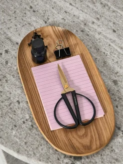 Ovale Couchtische Leander aus Metall und Marmor, 2er-Set