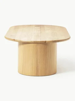 Ovaler Couchtisch Didi aus Eichenholz