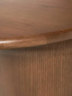 Ovaler Couchtisch Didi aus Eichenholz