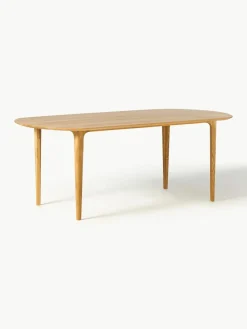 Ovaler Esstisch Archie aus Eichenholz, 200 x 100 cm