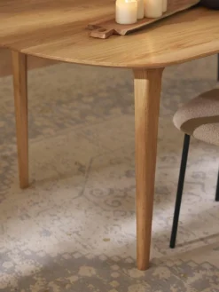 Ovaler Esstisch Archie aus Eichenholz, 200 x 100 cm