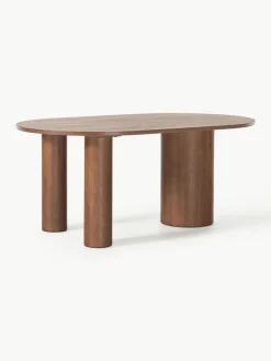 Ovaler Esstisch Dunia aus Eichenholz, 180 x 110 cm