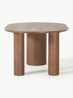 Ovaler Esstisch Dunia aus Eichenholz, 180 x 110 cm