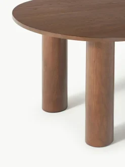 Ovaler Esstisch Dunia aus Eichenholz, 180 x 110 cm