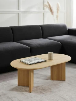 Ovaler Holz-Couchtisch Toni