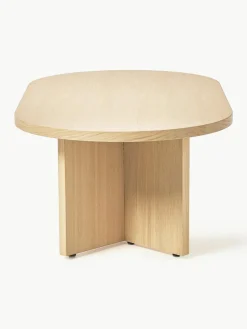 Ovaler Holz-Couchtisch Toni