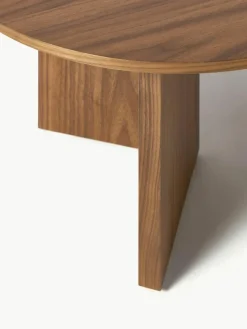 Ovaler Holz-Couchtisch Toni