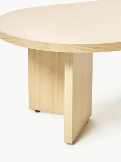 Ovaler Holz-Couchtisch Toni