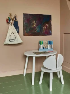 Ovaler Holz-Kindertisch Mouse