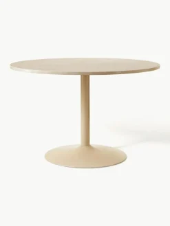 Ovaler Marmor-Esstisch Miley, 120 x 90 cm