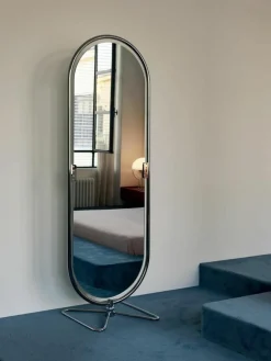 Ovaler Standspiegel System 1-2-3, Design Verner Panton