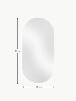 Ovaler Wandspiegel Starlight mit LED-Beleuchtung