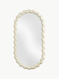 Ovaler Wandspiegel Zigzag