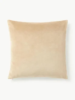 Patchwork-Kissenhülle Bastien aus Samt