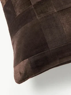 Patchwork-Kissenhülle Bastien aus Samt