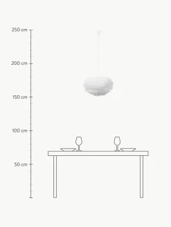 Pendelleuchte Eos aus Federn