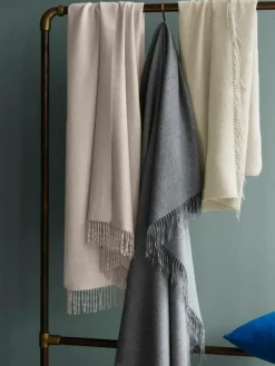 Plaid Luxury aus Babyalpaka-Wolle