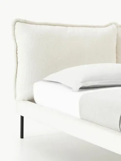 Polsterbett Amelia aus Teddy-Bouclé