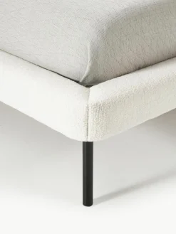 Polsterbett Amelia aus Teddy-Bouclé