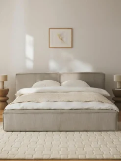 Polsterbett Lennon aus Cord