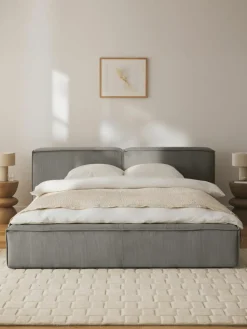 Polsterbett Lennon aus Cord