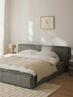 Polsterbett Lennon aus Cord