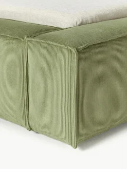 Polsterbett Lennon aus Cord