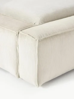 Polsterbett Lennon aus Cord mit Stauraum