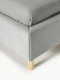 Polsterbett Romy mit gewelltem Kopfteil